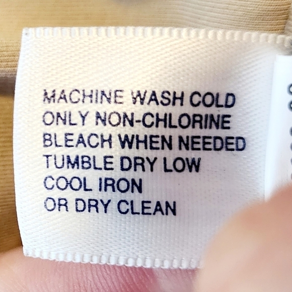 Gap Maternity Khaki Tan Pants Women's Size 10 Cropped Ankle Half Panel Belly EUC - Picture 8 of 9